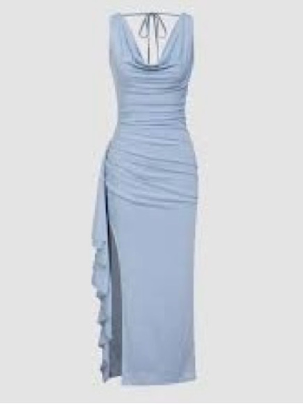 CIDER NWT TIE BACK RUFFLE DRESS MEDIUM - Picture 2 of 7